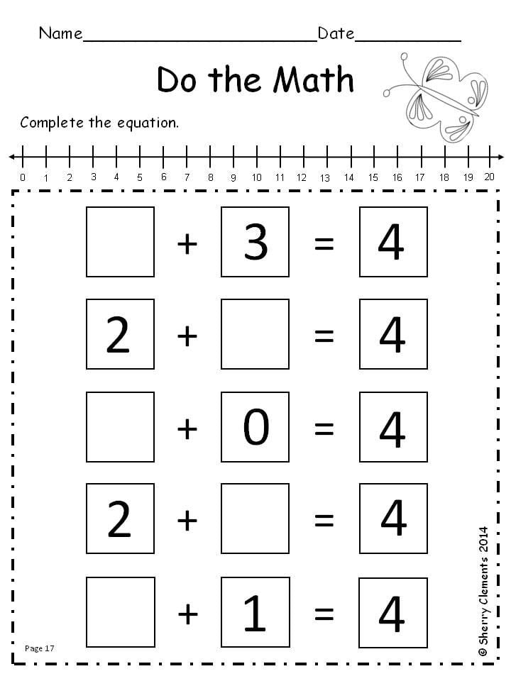 Addends To 20 Addition Problem Solving Worksheets WorksheetsCity
