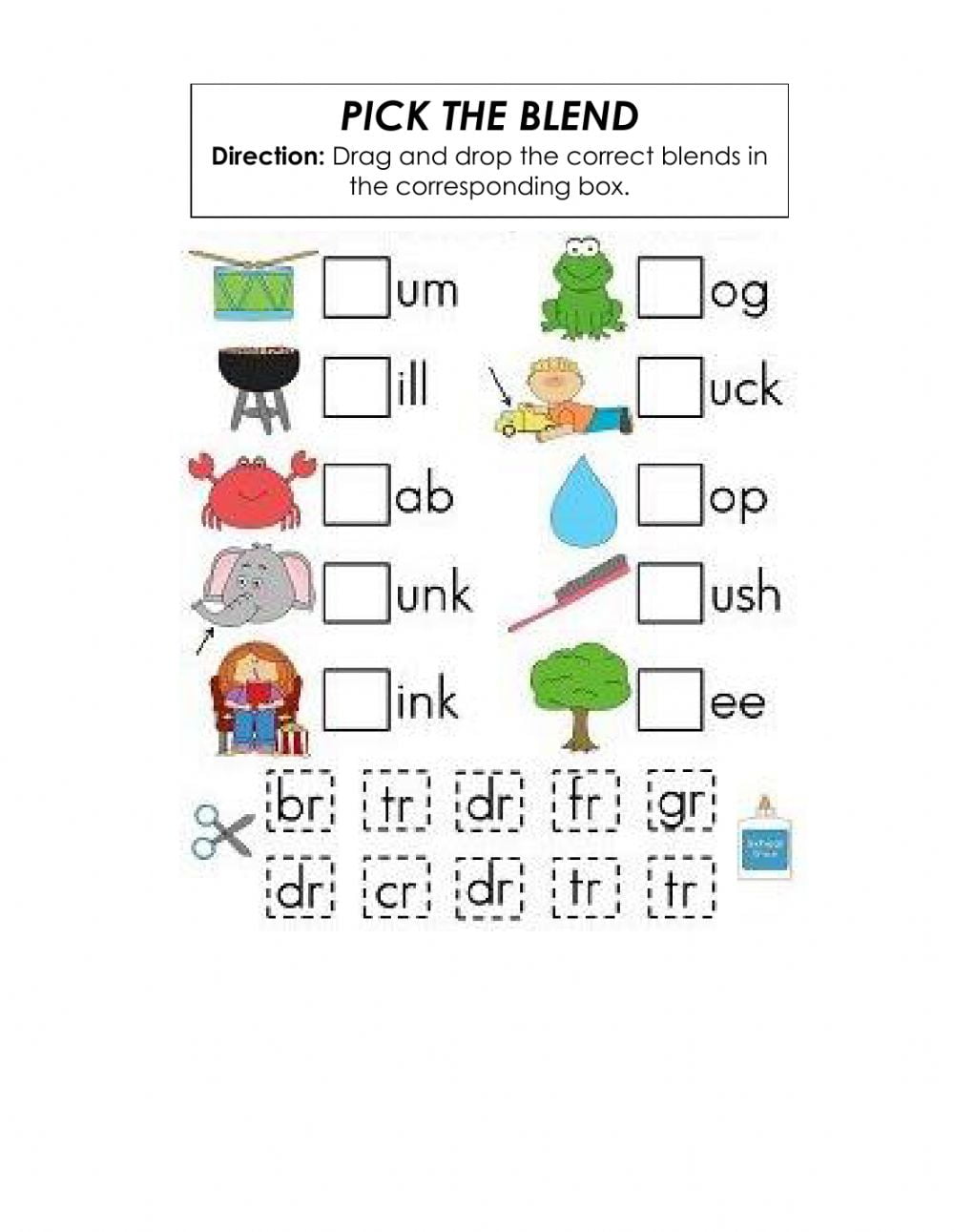 R Blends Worksheets WorksheetsCity
