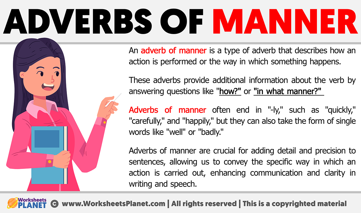 What is an Adverb of Manner