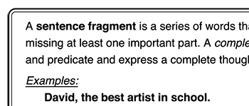 40 sentences and fragments worksheet - Worksheet Was Here