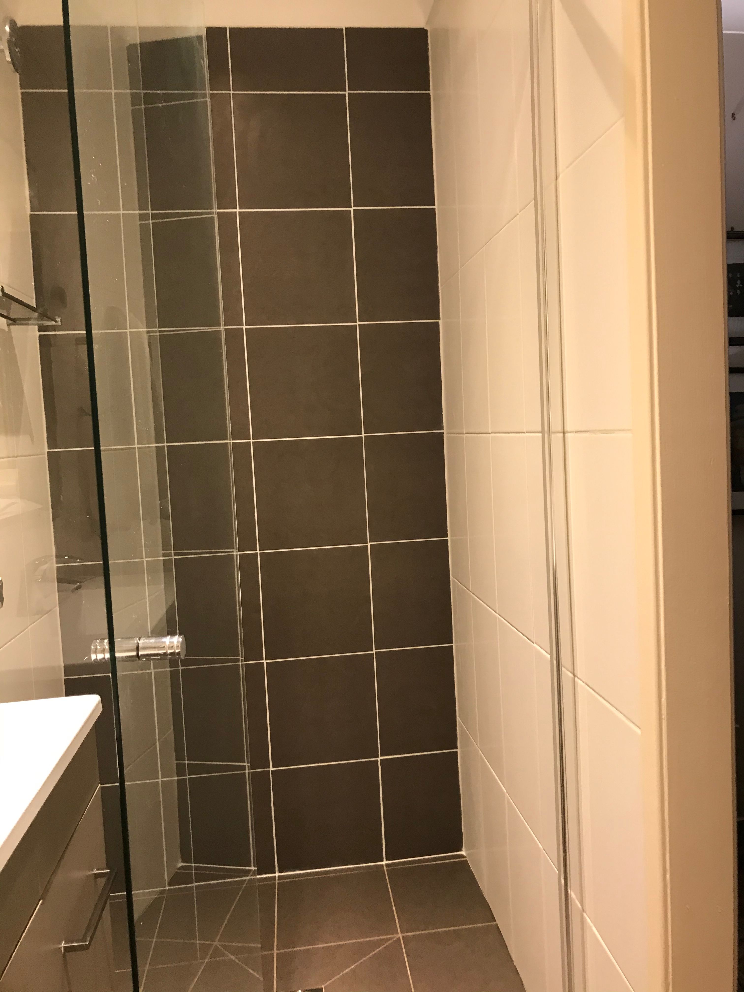 New tiling for shower feature wall Bunnings community