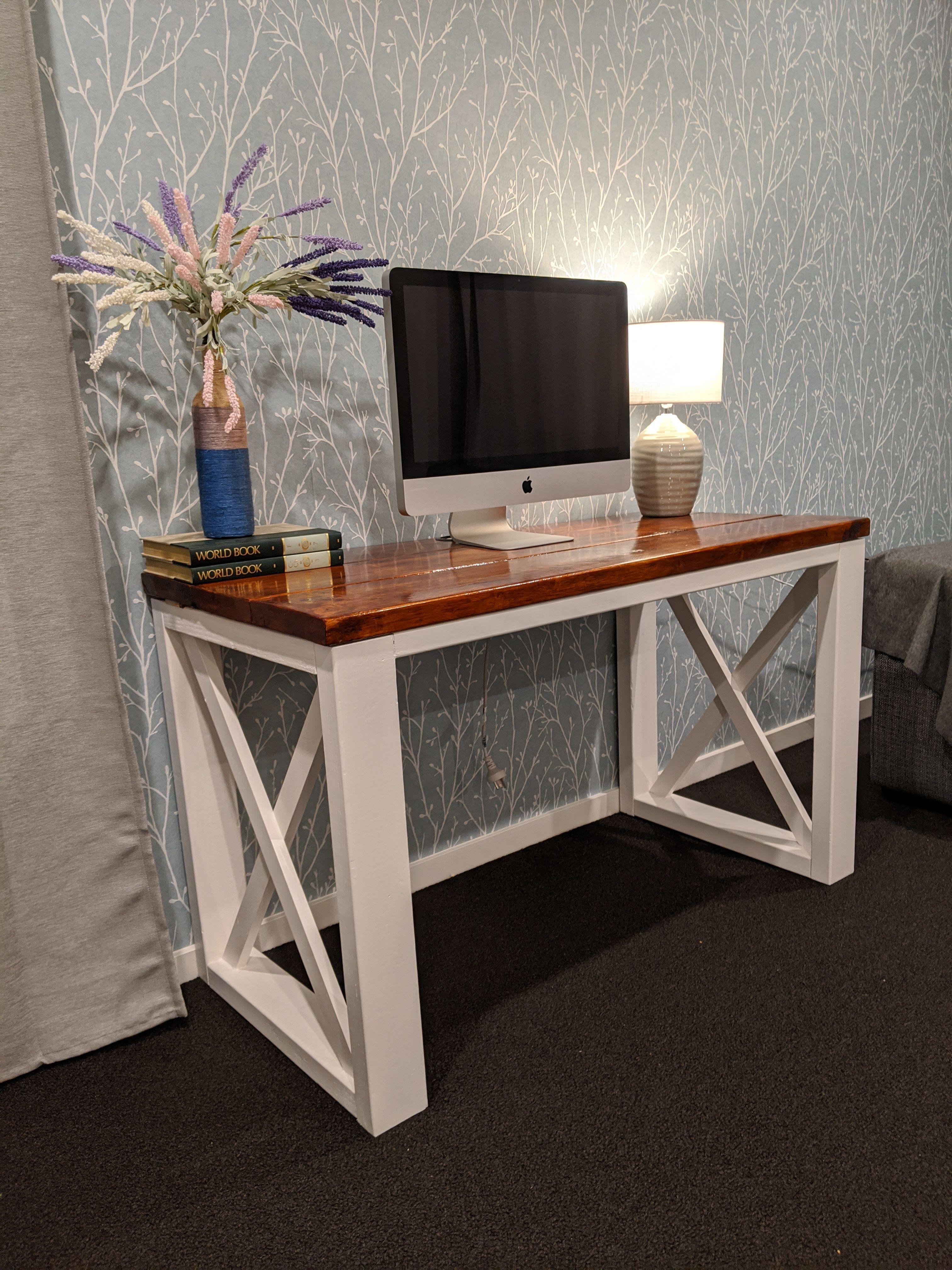 Rustic computer desk Bunnings community