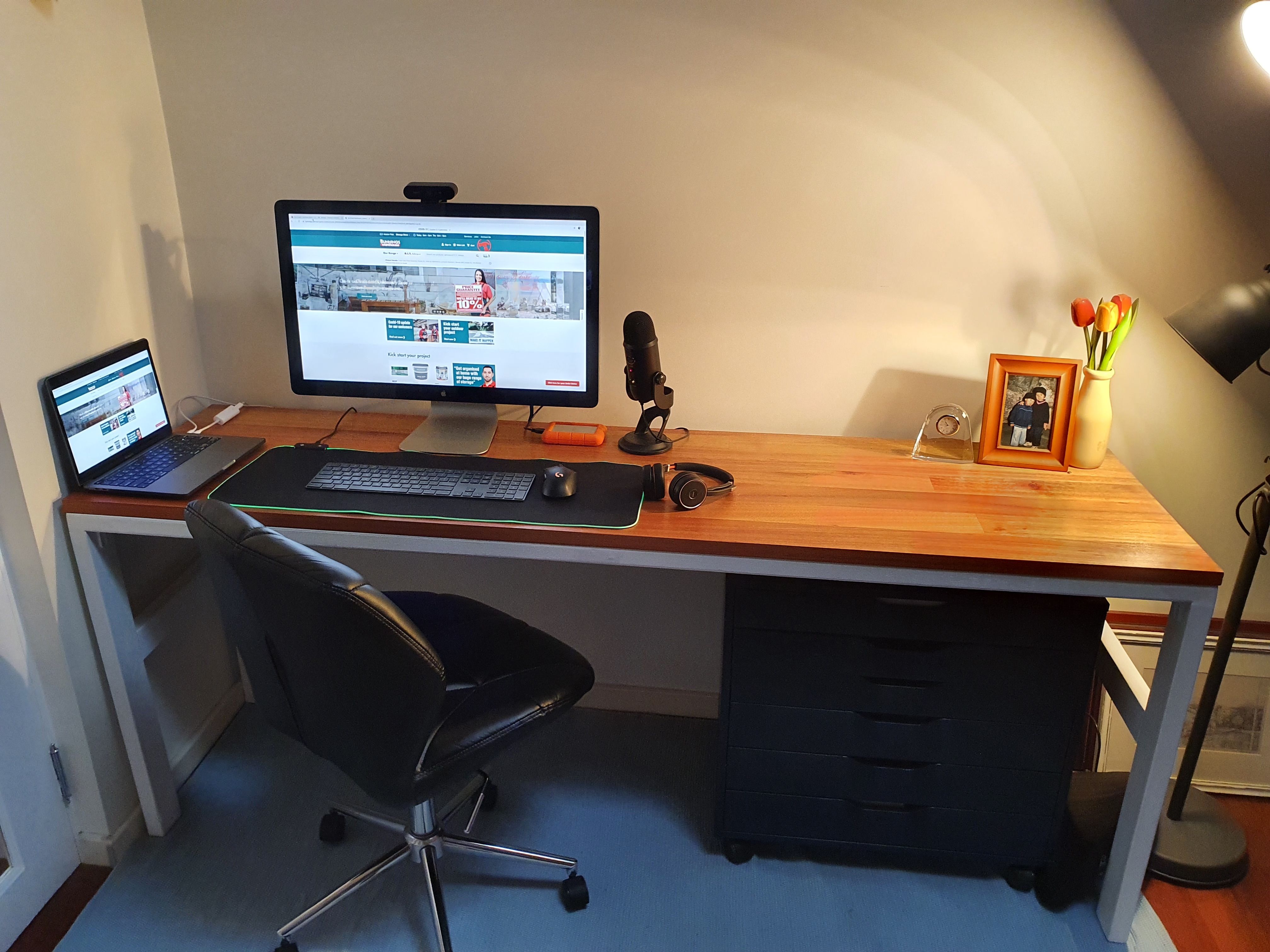 Computer desk build Bunnings community