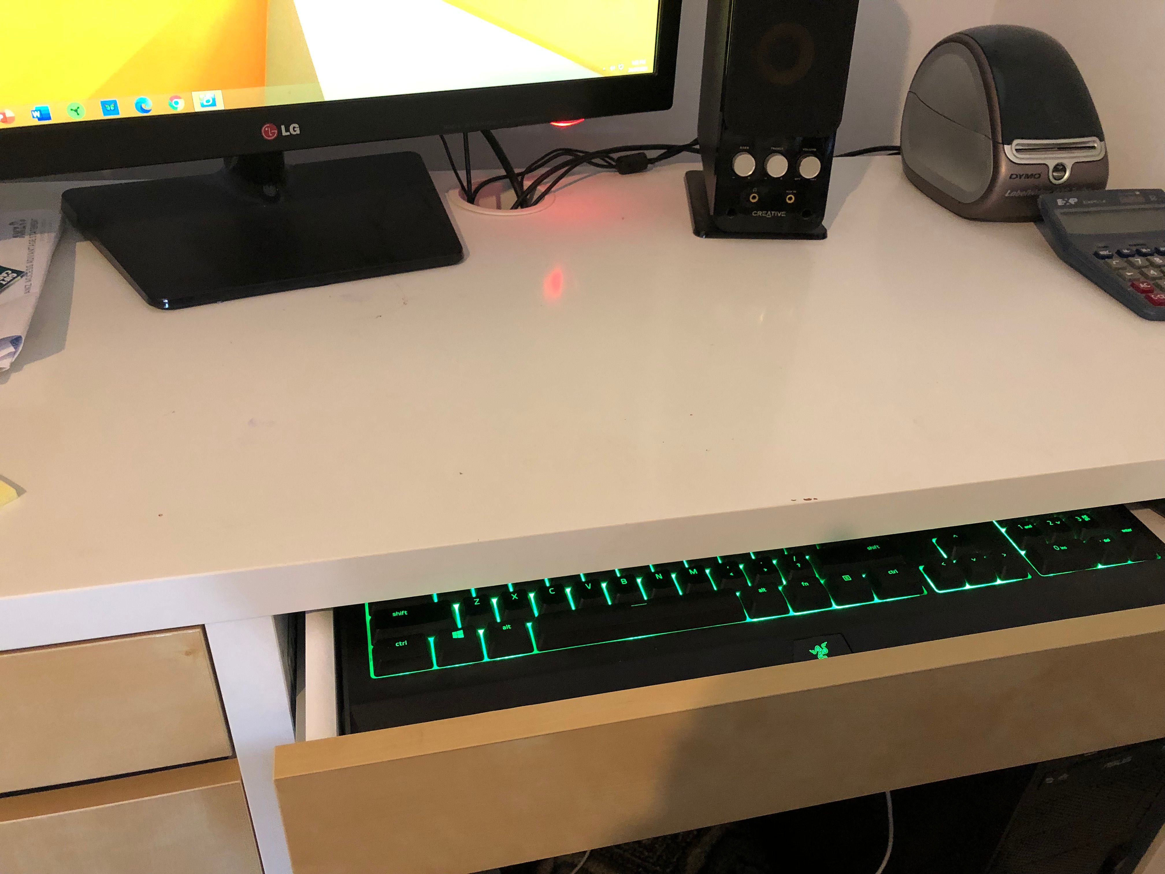 Solved Making a keyboard tray for IKEA Micke de... Bunnings