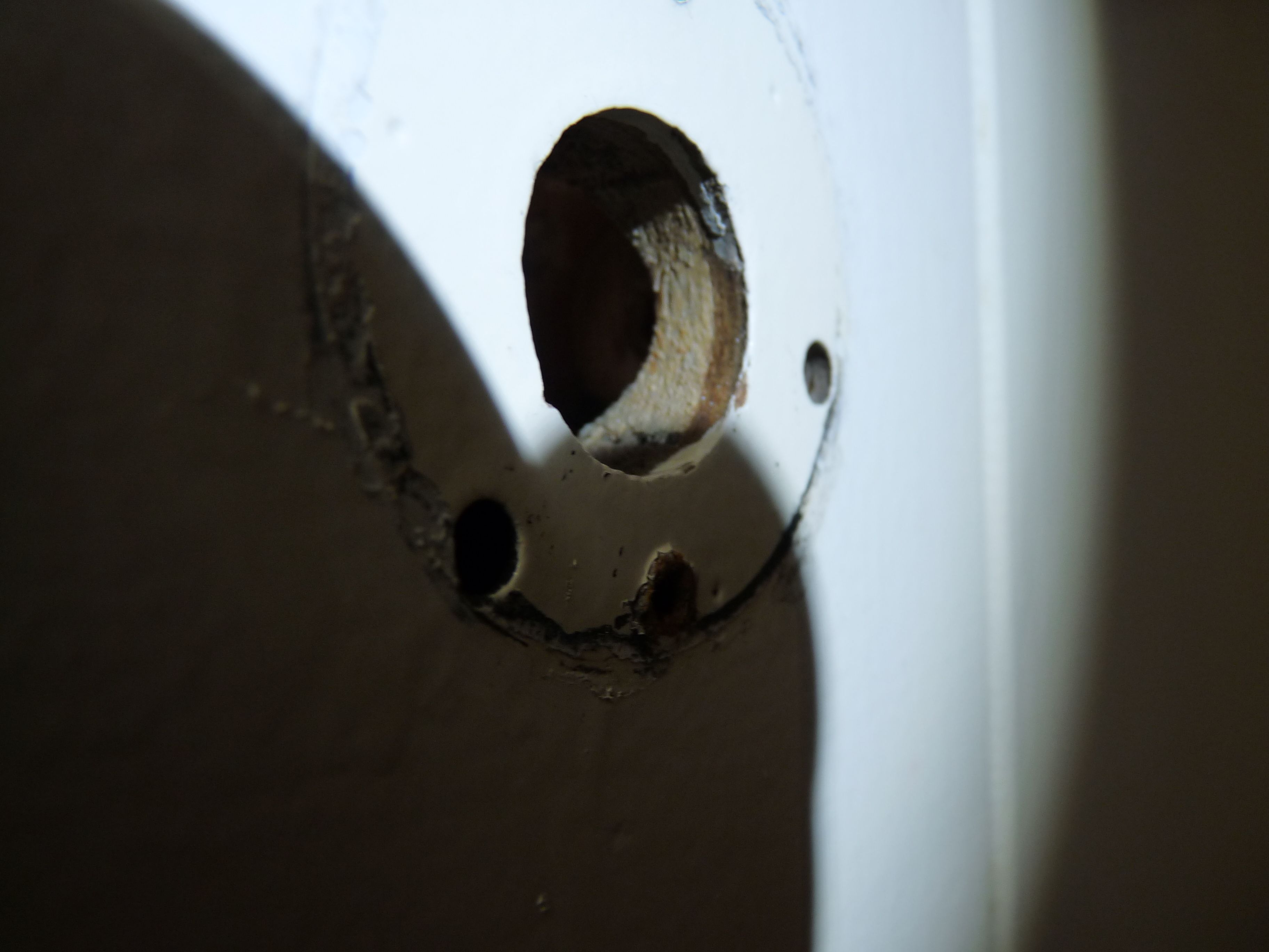 How to enlarge a hole in a door for a ne... | Bunnings Workshop community