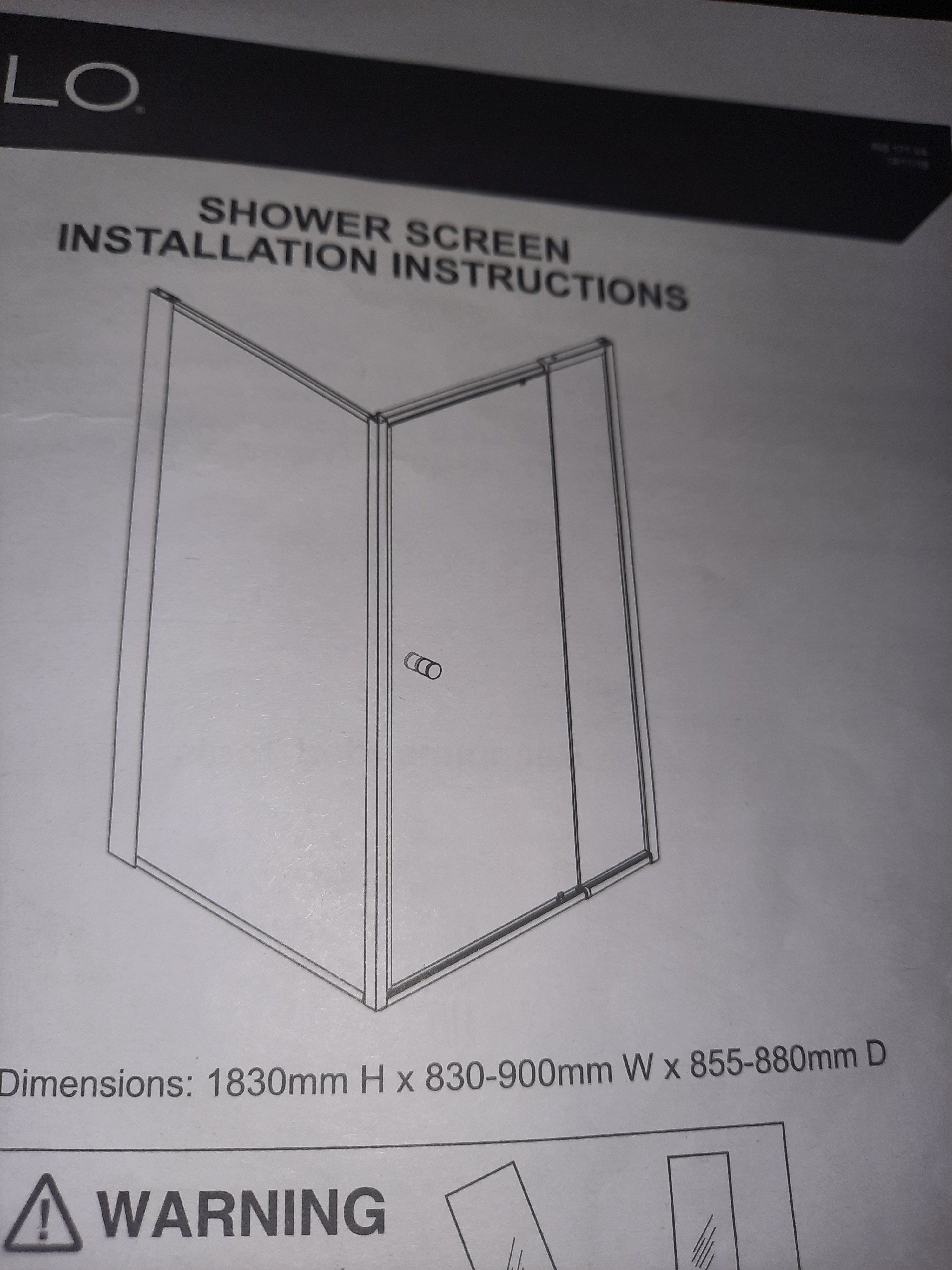 How to reverse the pivot on shower scree... Bunnings community