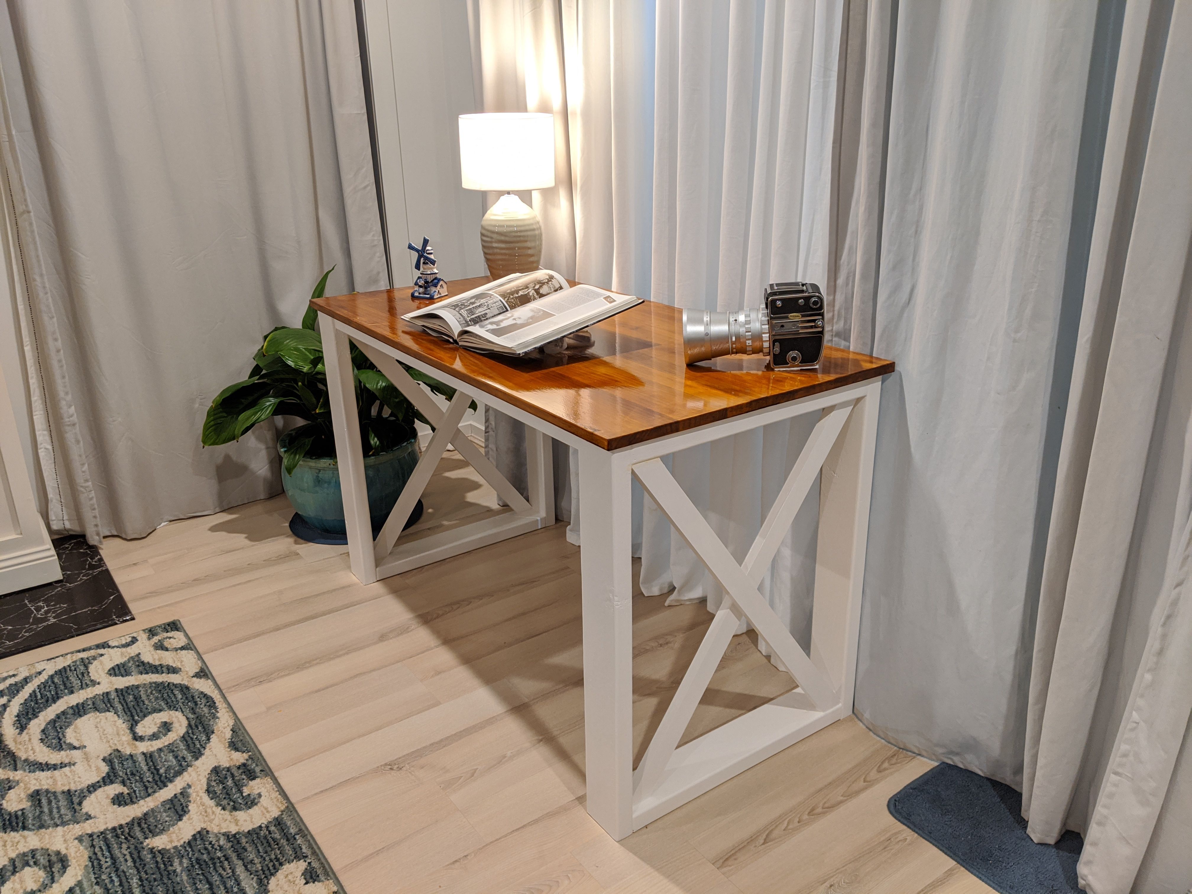 Rustic study desk Bunnings Community