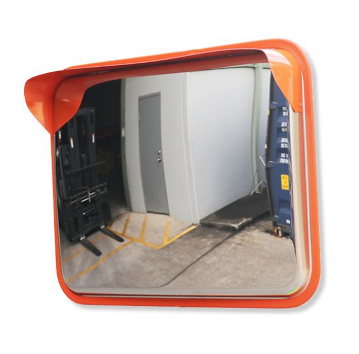 Crystal View Outdoor Rectangular Safety Mirror Stainless Steel 450(h