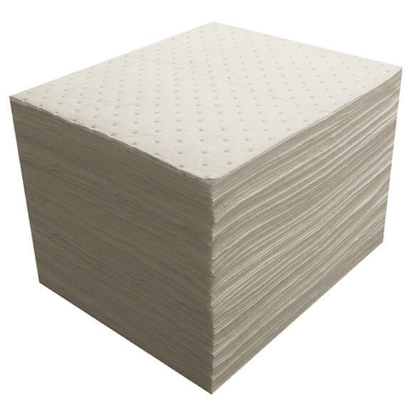 Oil Only Absorbent Poly Pads 400gsm 500mm X 400mm (Pack 100) Bronson