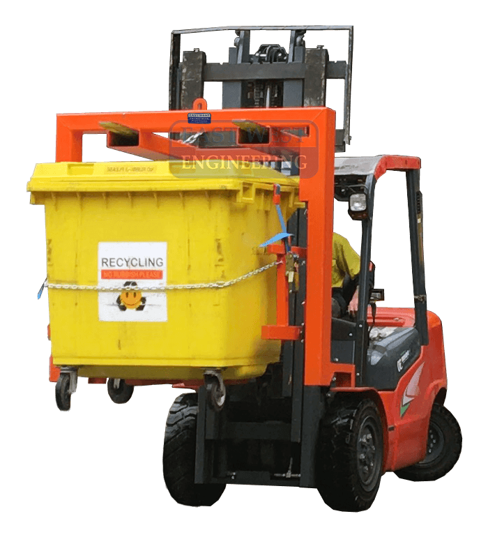 Wheelie Bin Tipper (500kg WLL) 185 x 65 x 800mm East West
