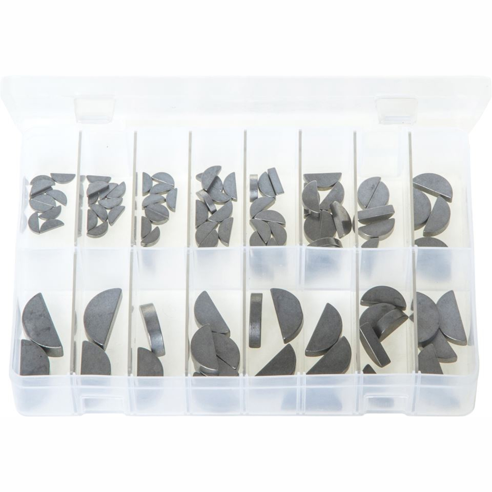 Woodruff Keys Imperial. Assorted Box. 96 Pieces. AB47N