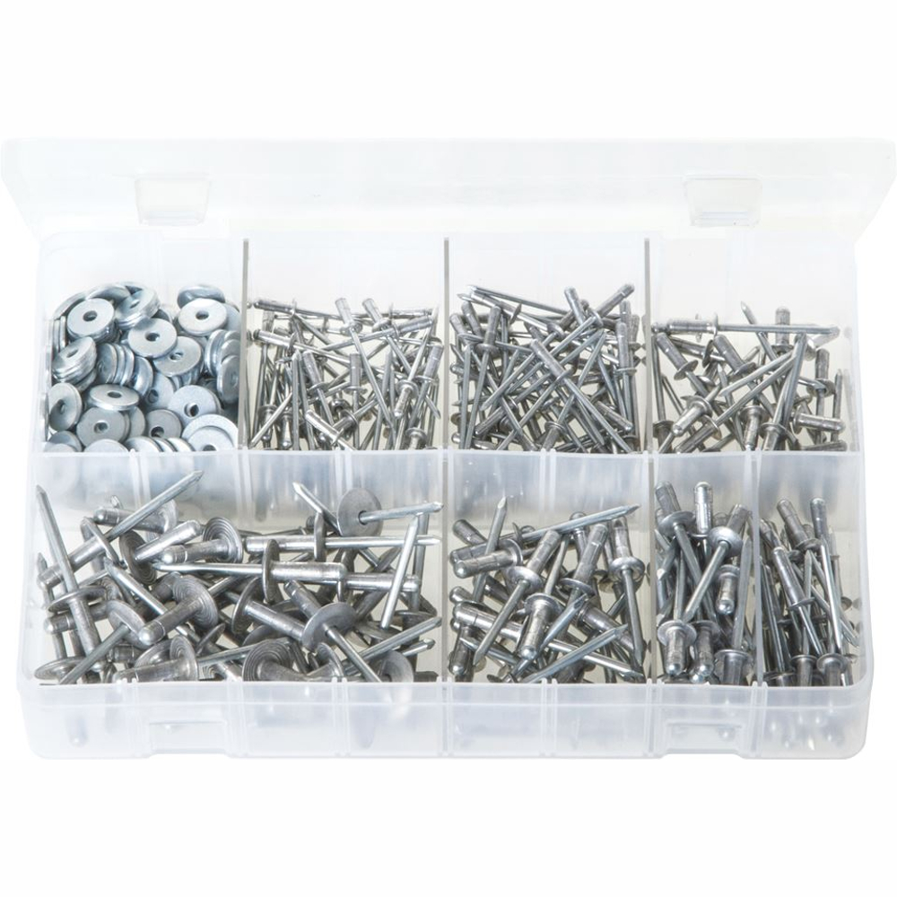 Rivets MultiGrip with Washers. POP AVDEL ‘Avex’. 440 Pieces. AB48N