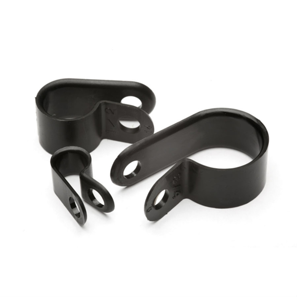 PClips Black Nylon Fasteners Cable Conduit Tubing Wire Plastic