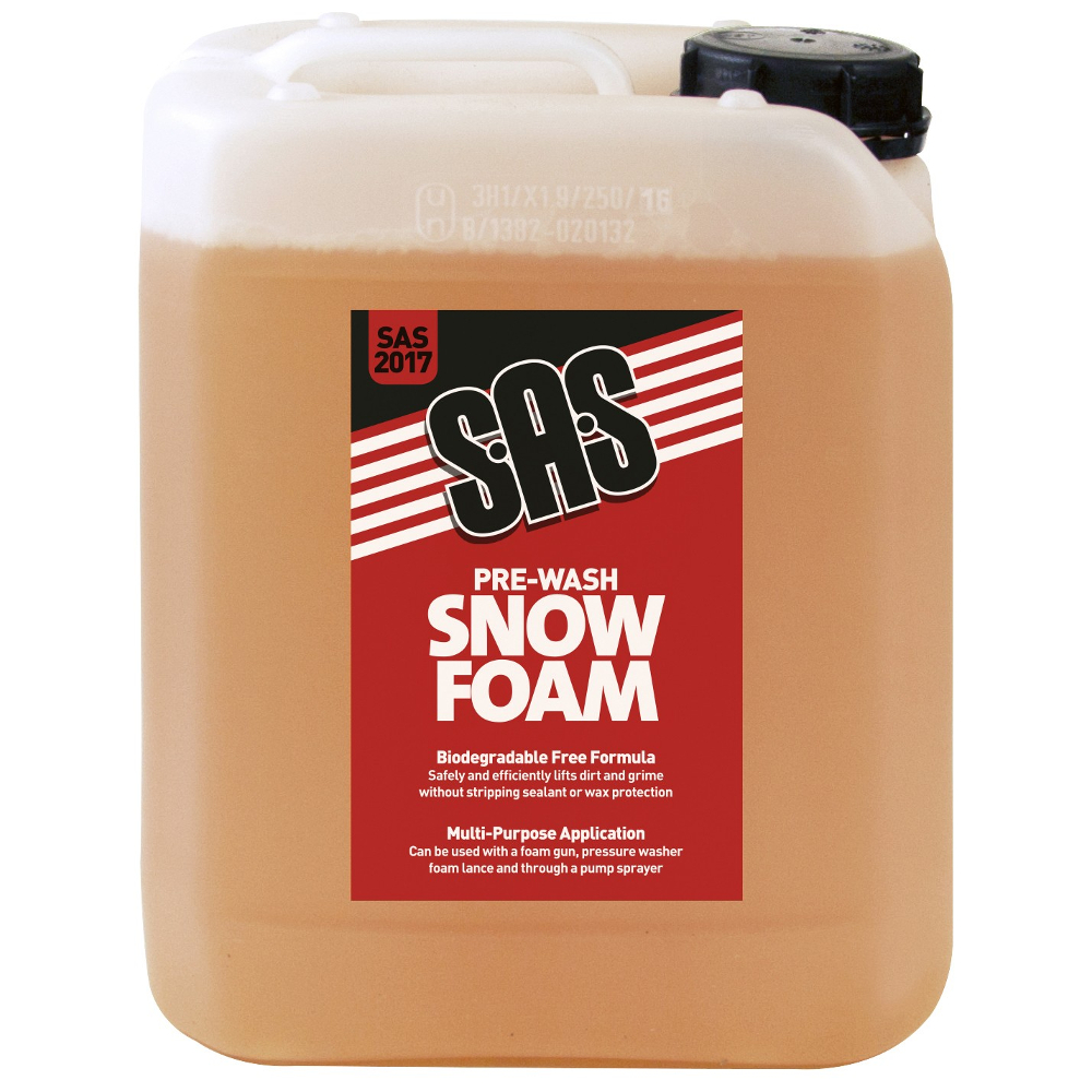 PreWash Snow Foam SAS 5 Litres SAS2017 Essentials Online