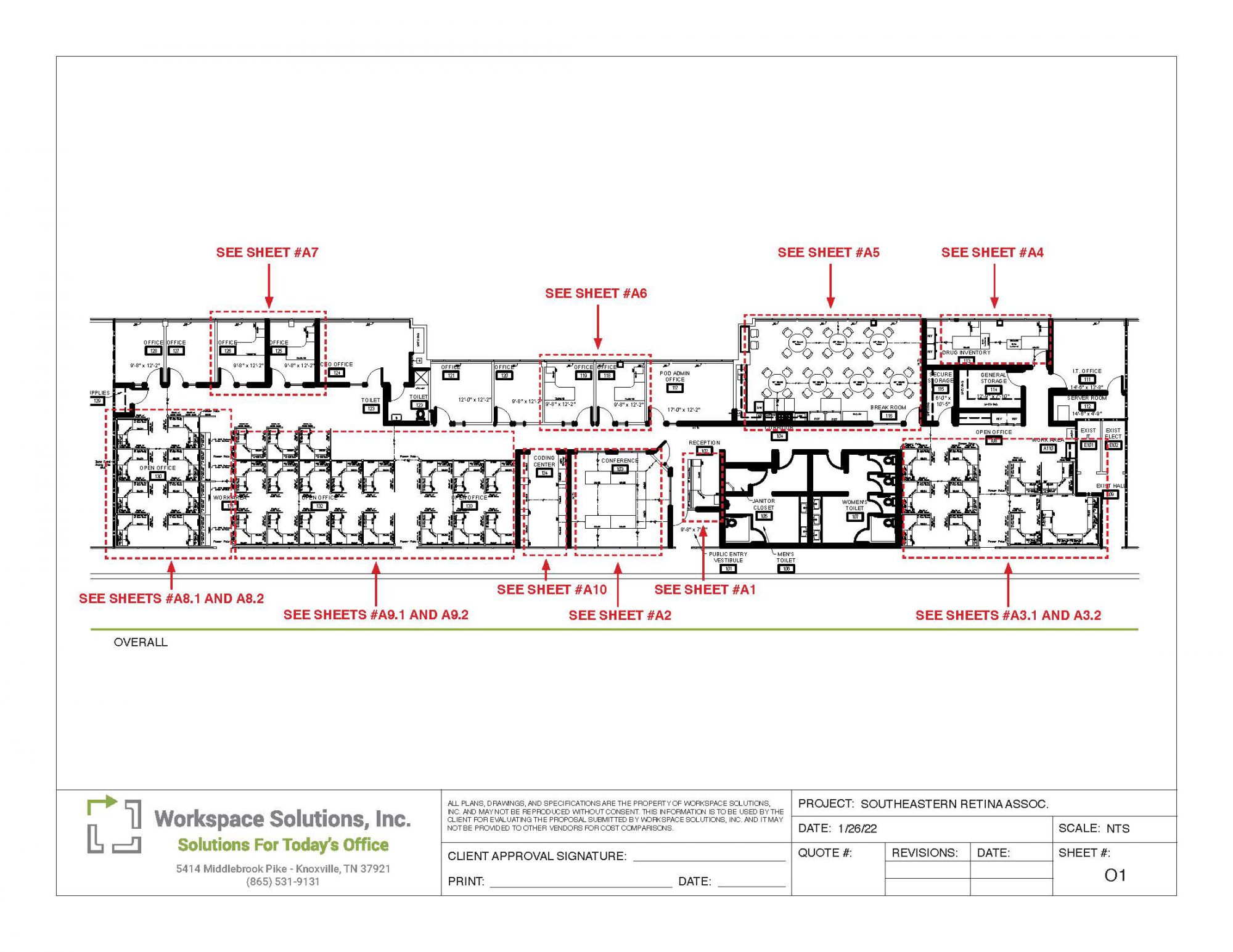 Southeastern Retina Knoxville, TN Workspace Solutions
