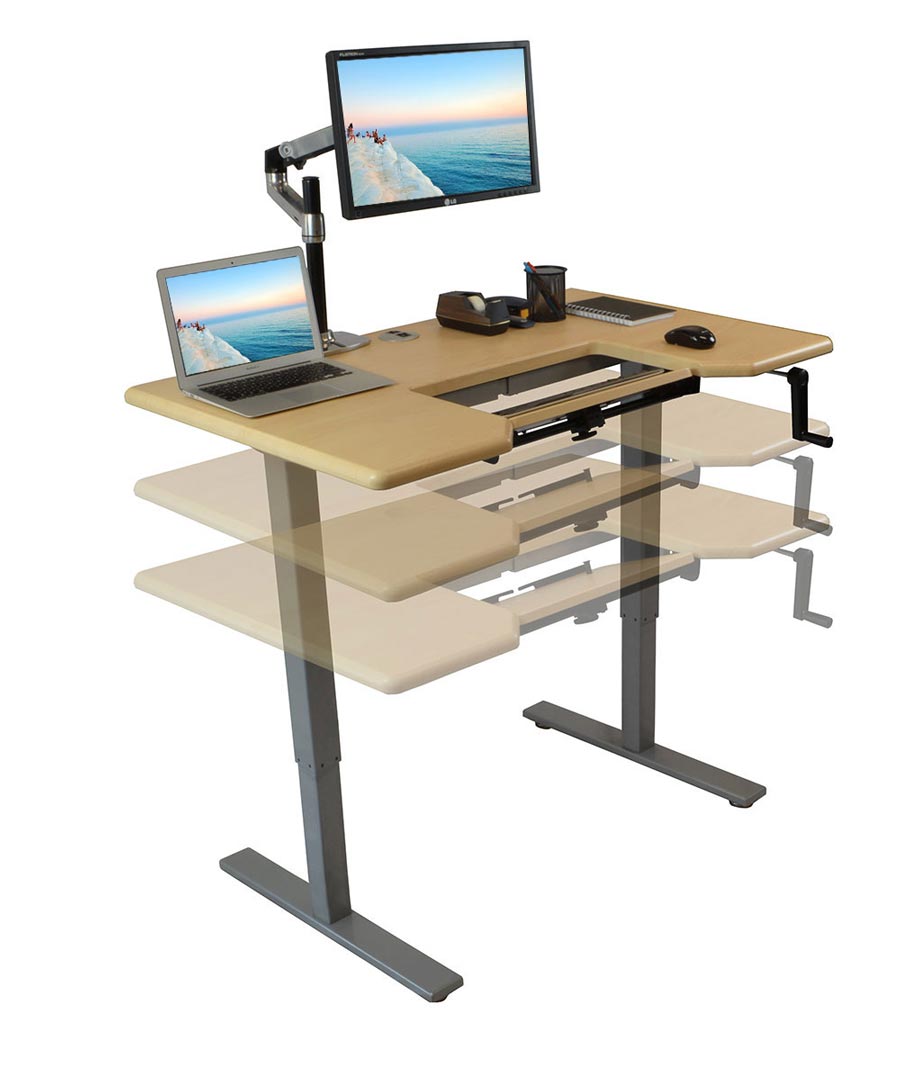 Manual Adjustable Height Standing Desk Comparison Review