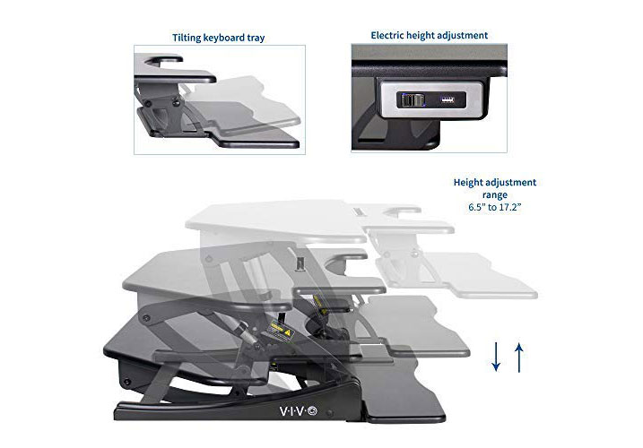 VIVO Electric Corner Standing Desk Converter (DESK-V000VCE) Review