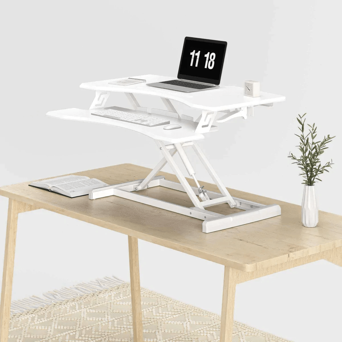 FEZiBO Standing Desk Converter Series H Review SitStand Workstation