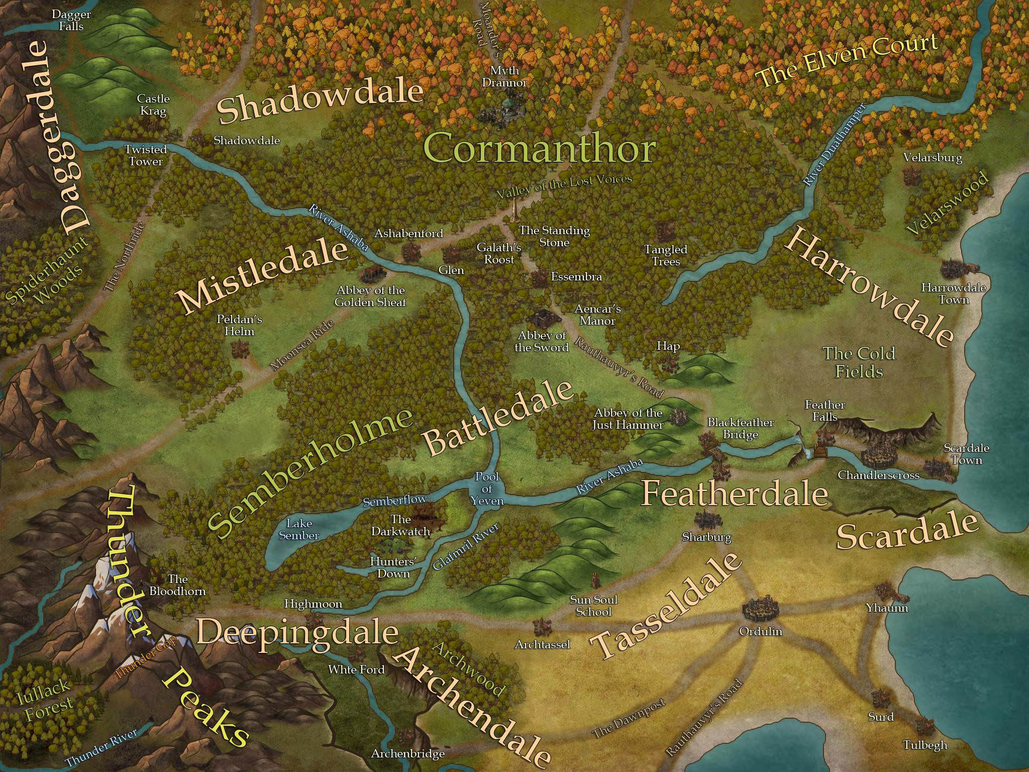 Dalelands in Faerûn World Anvil