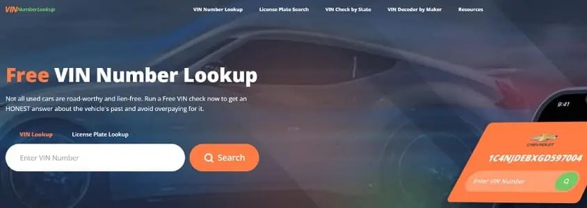 Top 3 VIN Lookup Websites for Free Vehicle History Reports - World Blaze