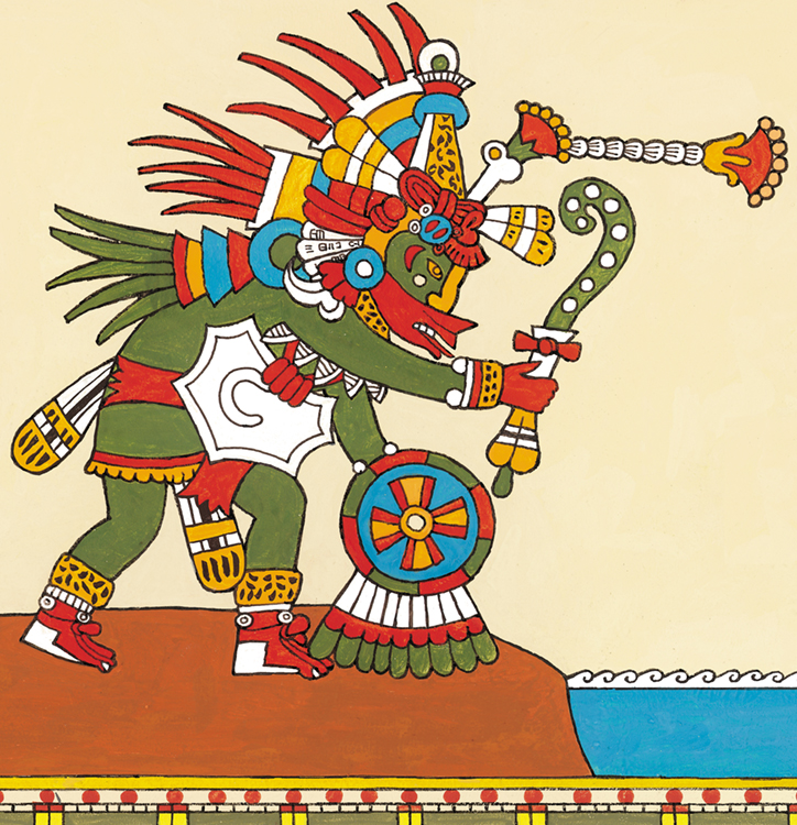 Quetzalcoatl Plumed Serpent God Of The Morning Star