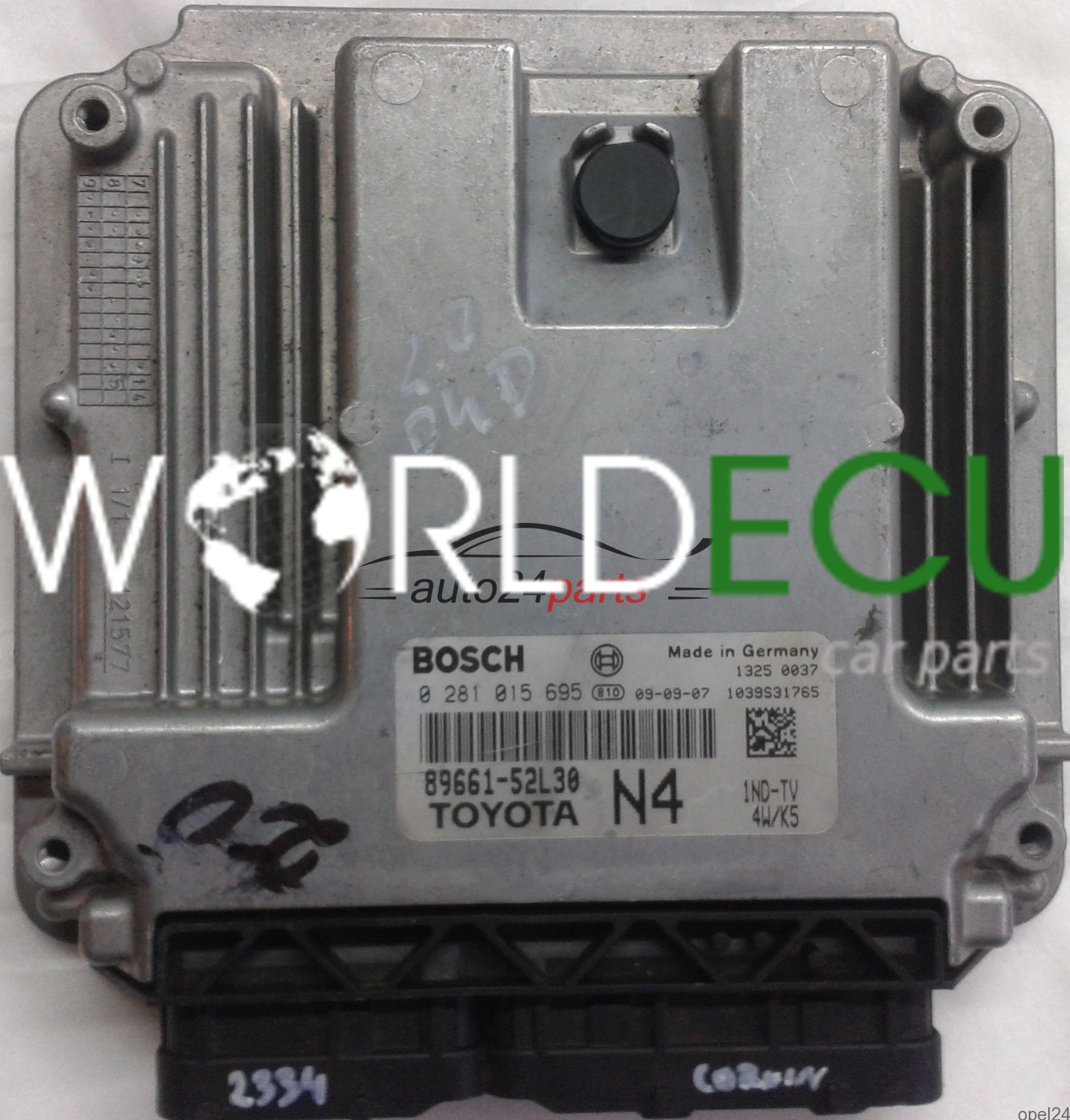 ECU ENGINE CONTROLLER TOYOTA YARIS 1.4 D4D 1NDTV 8966152L30 N4