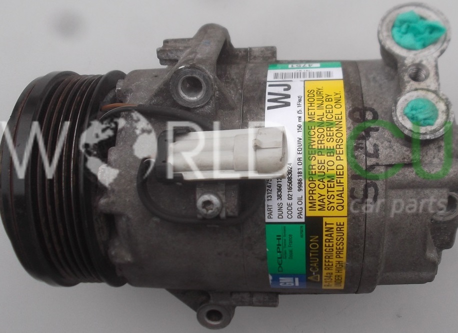 COMPRESSOR AIR CONDITIONING CON AIR CONDITIONING PUMP OPEL ASTRA H