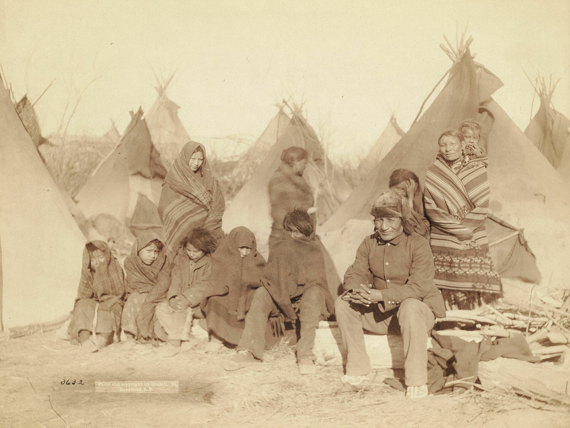 What's Left of Big Foot's Band Wounded Knee Massacre Survivors