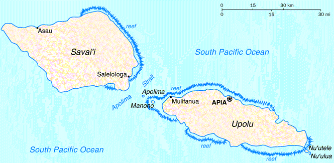 Western Samoa Products and English, Samoan Languages