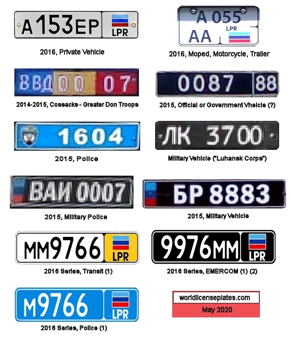 License Plates of Ikraine