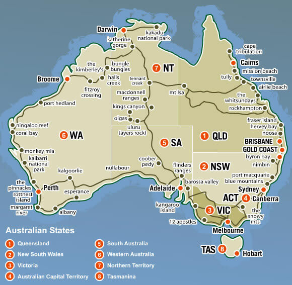 Where is Australia on the Map? Explore Australia