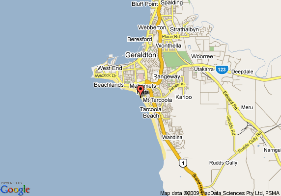 Geraldton Map