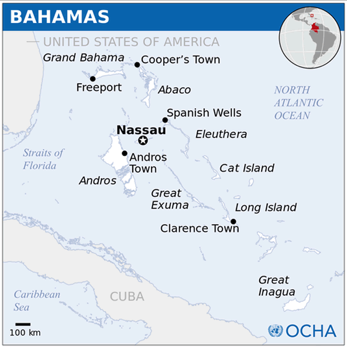 Bahamas Map