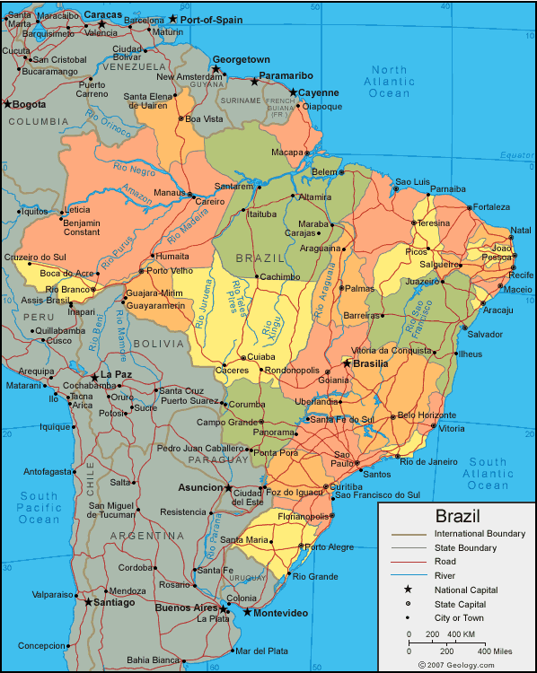 Google Map of Brazil