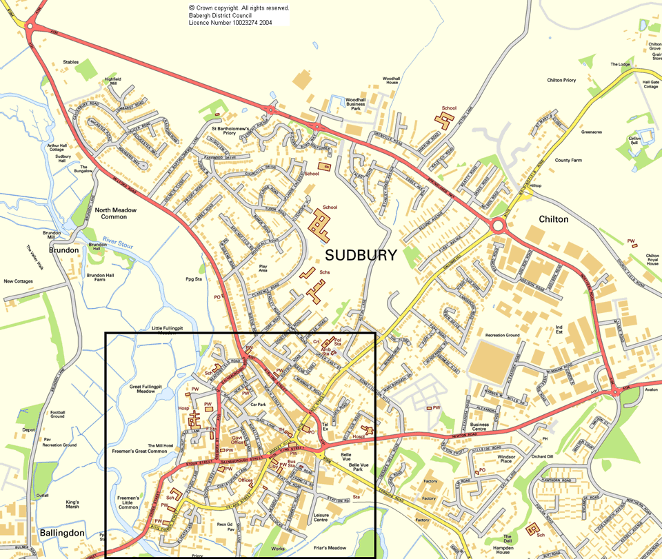Sudbury Map