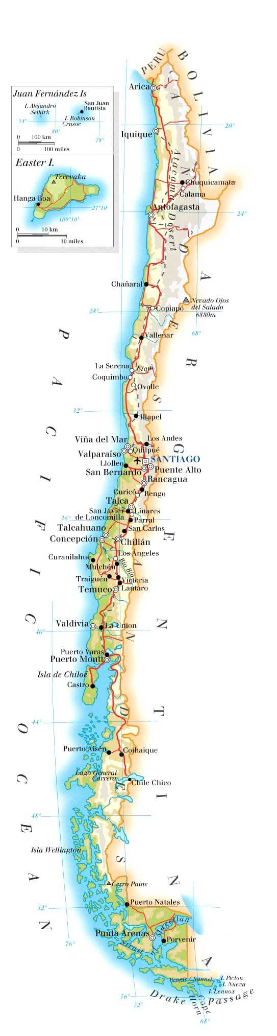 Chile Map