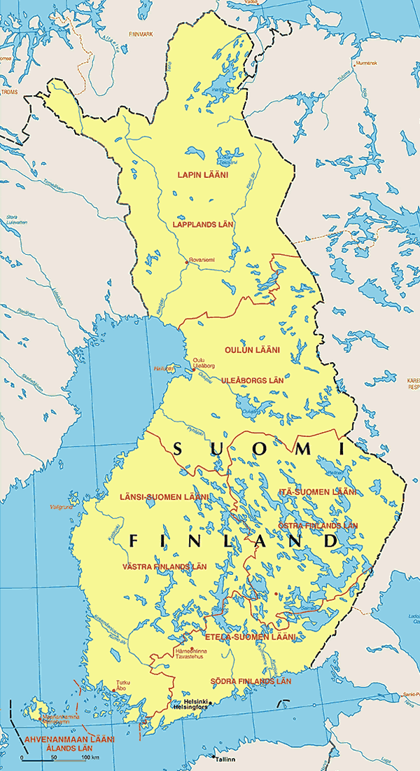 Finland Map