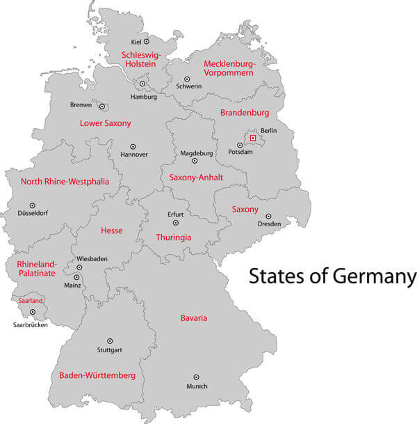 Map Germany