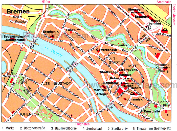 Bremen Map Germany