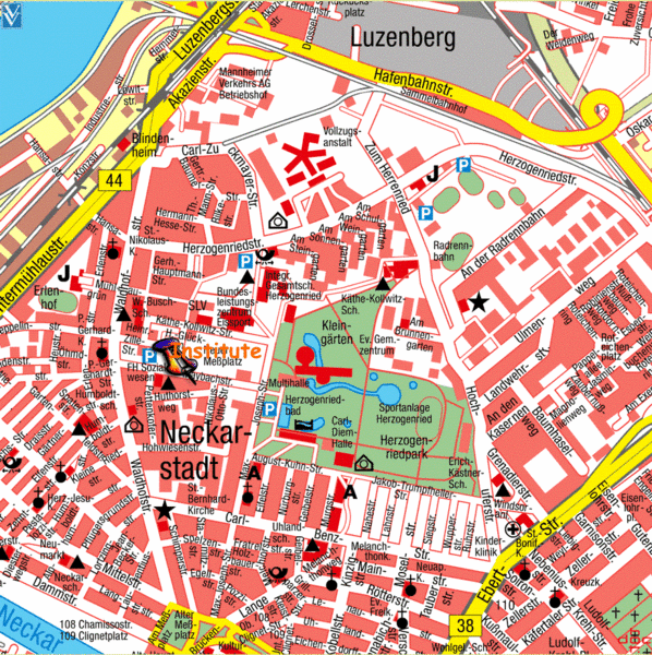 Mannheim Map