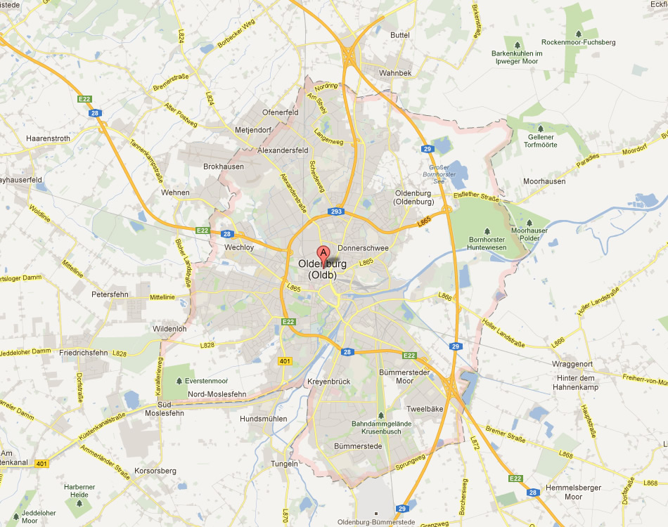 Oldenburg Map