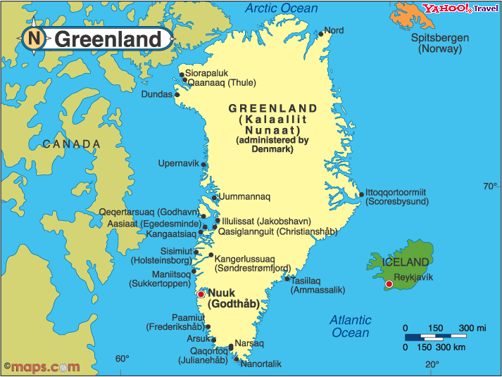 Greenland Map