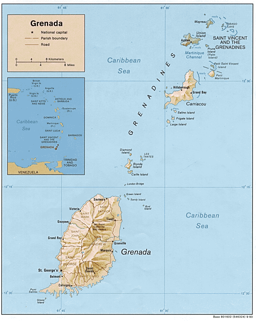 Grenada Map