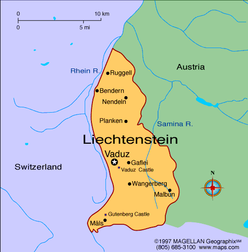 * Where is LIECHTENSTEIN Located? [Liechtenstein Map]