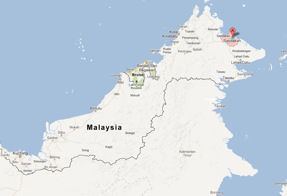 Sandakan Map