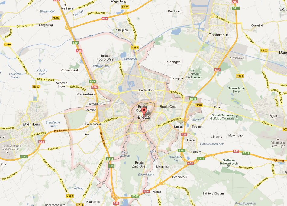 Breda Map Netherlands