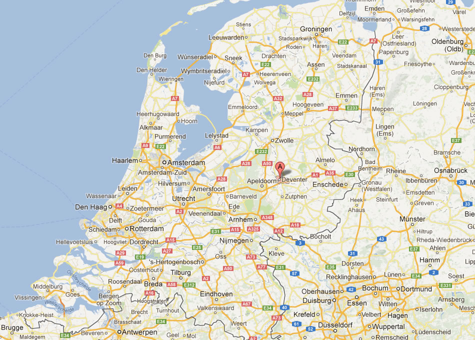 Kaart Nederland Deventer Nieuws Deventer Map