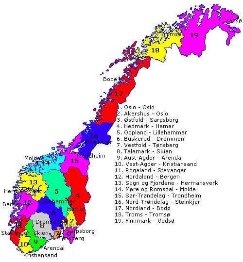 Norway Map