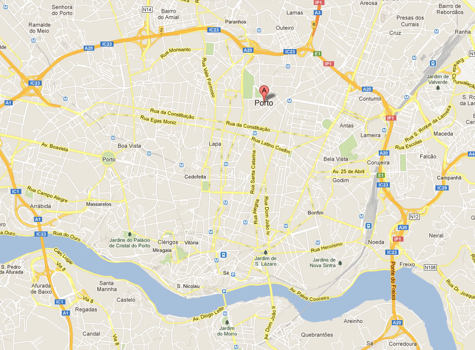 Large Porto Maps for Free Download and Print High.