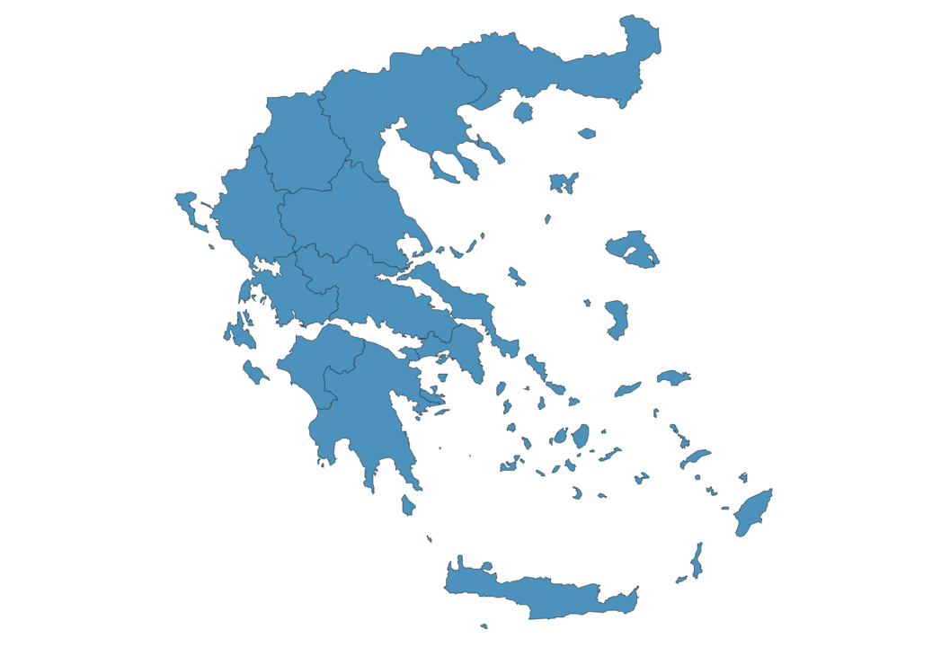 Map of Greece SVG Vector Interactive HD Greece Map